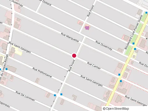 Location of Megateck at 1513 Rue Cartier, Longueuil