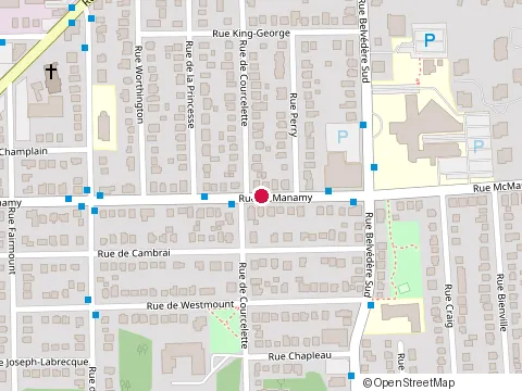 Location of Mélanie Chagnon at 799 Rue Mcmanamy, Sherbrooke