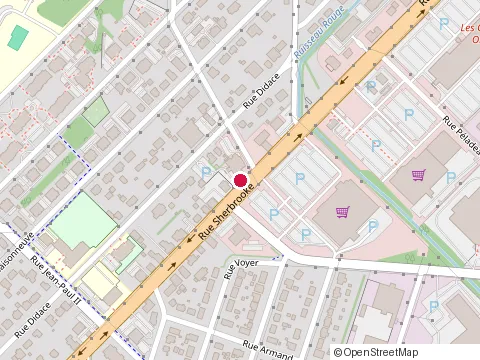Location of Mélanie Douziech at 1107 Rue Sherbrooke, Magog