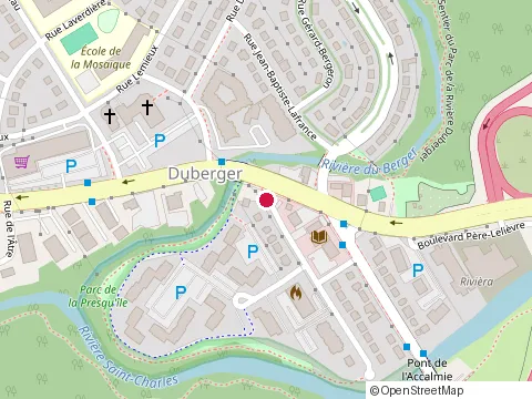 Location of Mélanie Foliot Massothérapie Professionnelle at 291 Rue Duberger, Québec