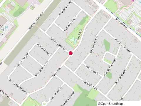Location of Menard & Fils at 1500 Paris, Drummondville