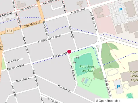 Location of Ménard Inc. Service Réparation d'Appareils Electroménagers at 101 Rue du Collège, Sorel-Tracy