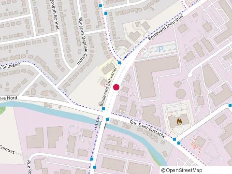 Location of Menuiserie C Jobin at 66 Industriel, Saint-Eustache