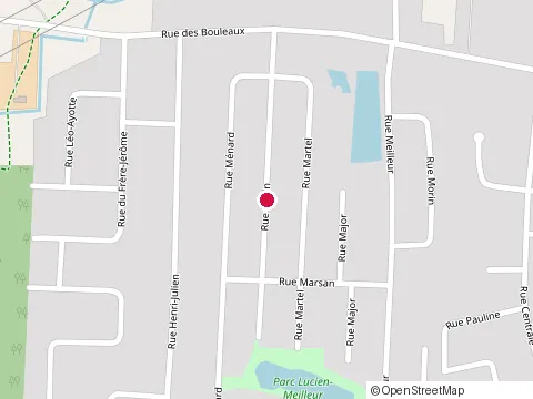 Location of Menuiserie Fg at 8784 Rue Marin, Mirabel