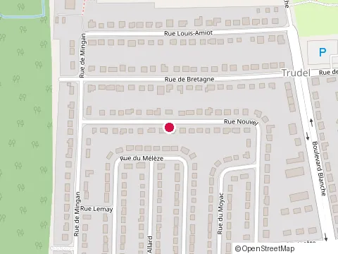 Location of Menuiserie Fortin Enr at 1568 Rue Nouvel, Baie-Comeau