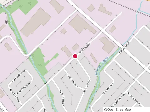 Location of Menuiserie Lapointe Inc at 881 Rue Huppé, Thetford Mines