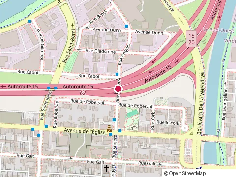 Location of Menuiserie Morsa & Fils Inc at 5435C Rue Angers, Montréal