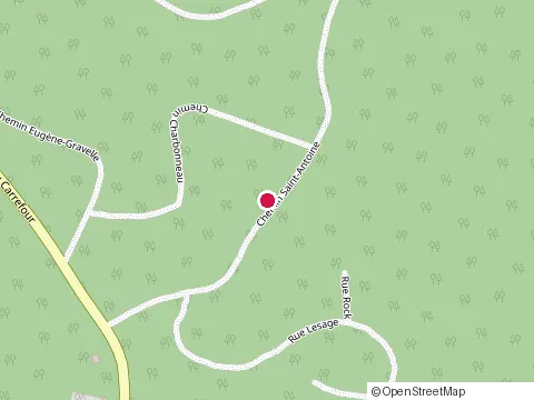 Location of Menuiserie Theriault at 64 chemin Saint-Antoine, Val-des-Monts