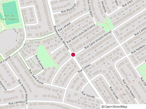 Location of Mère Nature-les Rivières, Québec at 2120 Rue St Vincent Ferrier, Québec