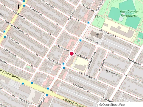 Location of Merson'S Patisserie at 3410 Rue Bélanger, Montréal