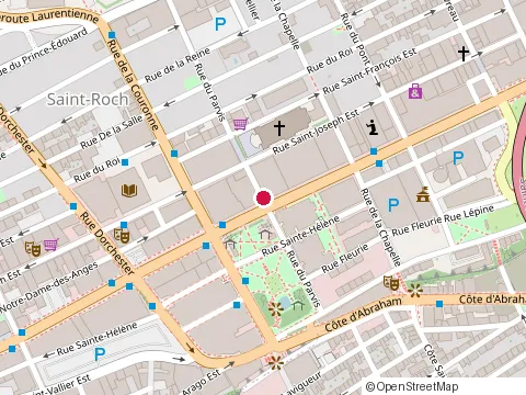 Location of Mesrénos Inc at 481 Rue Saint-Joseph E, Québec