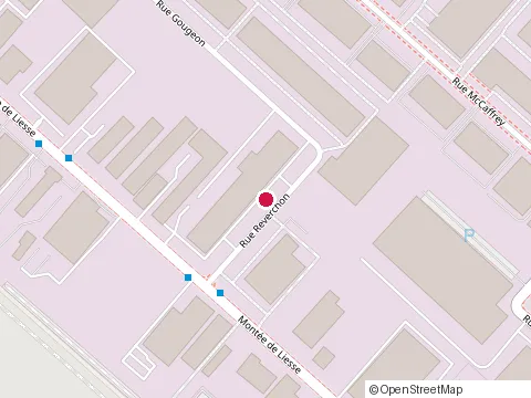 Location of Metal-Tech Production at 961 Rue Reverchon, Saint-Laurent