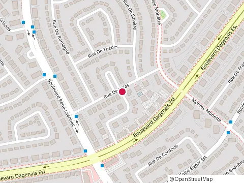 Location of Methot Jacques at 2050 Rue de Magenta, Laval