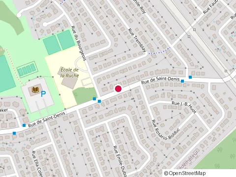 Location of Metriq Construction at 1302 Rue de Saint-Denis, Lévis
