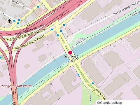 Location of Metro at 1880 Avenue Dollard, Montréal
