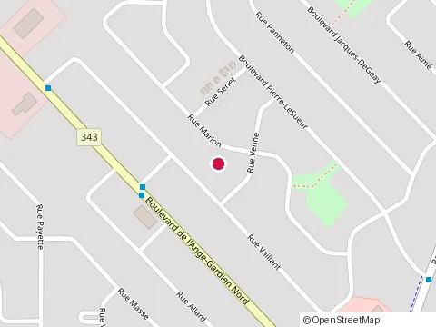 Location of Metro Clou at 985 Rue Marion, L'Assomption