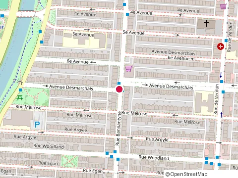Location of Metro Pizza Verdun at 5101 Rue Bannantyne, Verdun