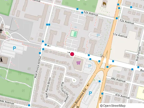 Location of Metro Plus de la Rousselière at 3000 Bd de la Rousselière, Montréal