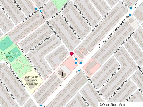 Location of Metroasphalte at 8575 avenue Joliot Curie, Montréal