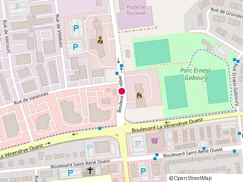 Location of Metropolitan Rust Proofing at 530 boulevard Greber, Gatineau