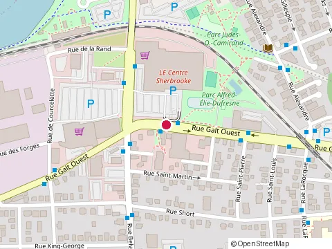Location of Meubles Bureau et Bureau at 600 Rue Galt O, Sherbrooke