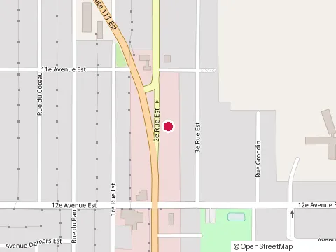 Location of Meubles Poisson Ltée at 555 2E Rue E, La Sarre