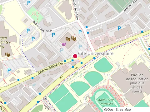 Location of Mexicano'S at 2360 chemin Ste-Foy, Québec