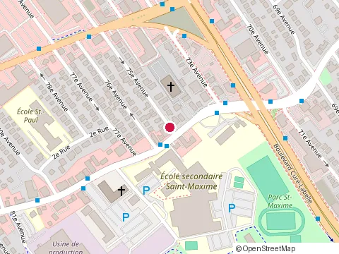 Location of Mi la la Livraison Laval/ Pizza Delevery at 265 75E Avenue, Laval