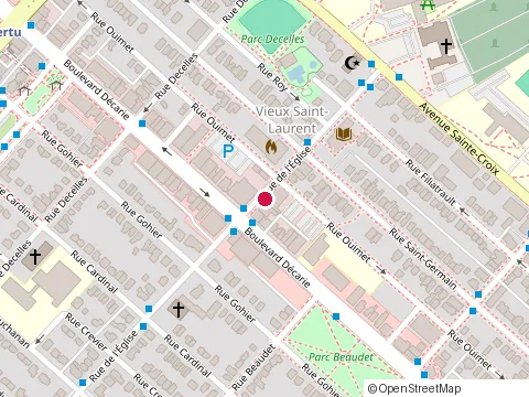 Location of Mi Ranchito at 1486 Rue de l'Église, Saint-Laurent