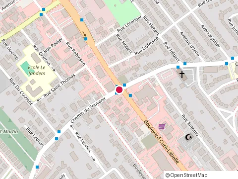 Location of Mian Gee at 1298 Bd Curé-Labelle, Laval