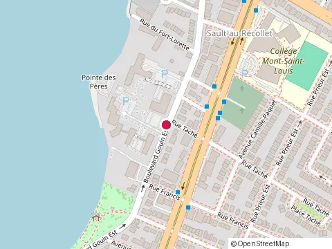 Location of Mic Construction at 1644 boulevard Gouin O, Montréal