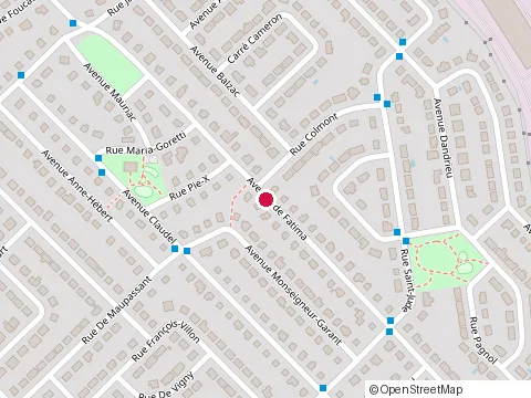Location of Michaud Carrossier at 740 avenue de Fatima, Québec