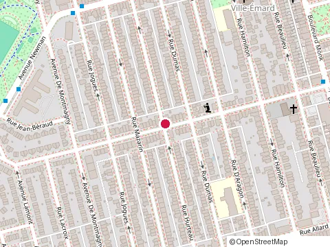 Location of Michel Bilodeau Inc. at 6360 Rue Hurteau, Montréal