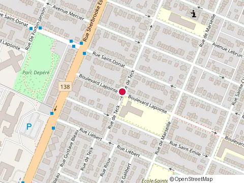 Location of Michel Choquette at 3295 boulevard Lapointe, Montréal