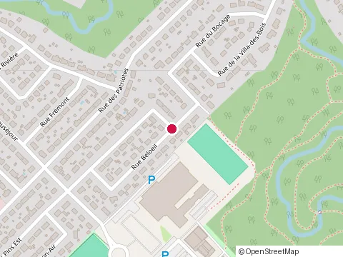 Location of Michel Dube Excavation at 1311 Rue des Pins E, L'Ancienne-Lorette