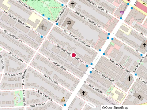 Location of Michel Électrique at 5150 avenue Macdonald #503, Côte Saint-Luc
