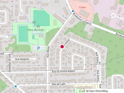 Location of Michel Laflamme B.A.A., Consultant Inc. at 852 Rue Aubry, Sherbrooke