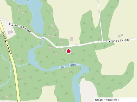 Location of Michel Lavoie Collision at 63 chemin du Barrage, Gatineau