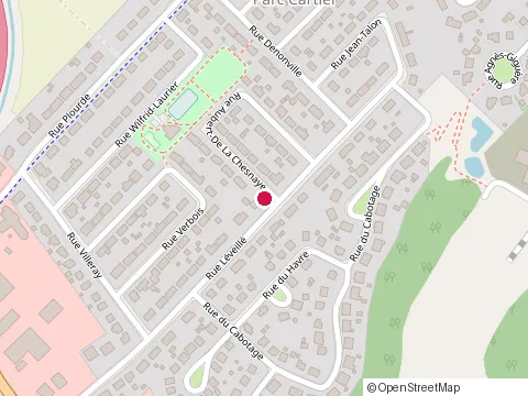Emplacement de Michel Paradis Maitre au Rue, Rivière-du-Loup