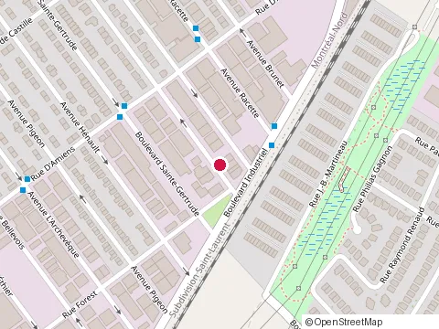 Location of Michel Peinture Debosselage at 10582 avenue Lamoureux, Montreal-Nord