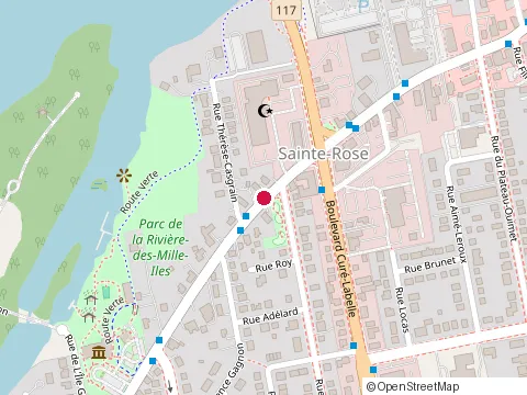 Location of Michele Gaulin, Laval