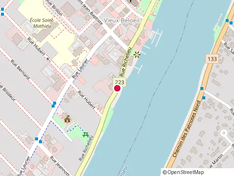 Location of Micheline Dalpe at 991 Rue Richelieu, Beloeil