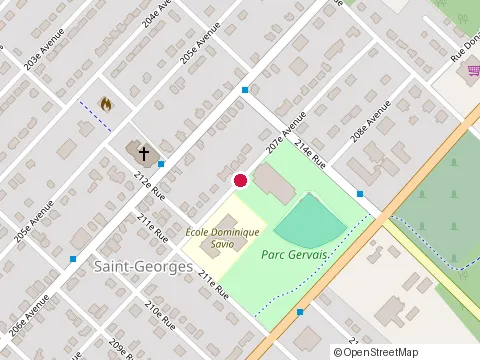 Location of Mike Pizzeria at 370 205E Rue Shawinigan ( Secteur, Saint-Georges