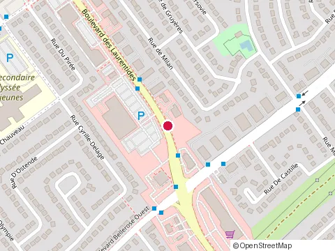 Location of Mikfally at 3000 Boulevard des Laurentides, Laval