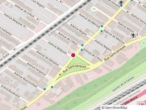 Location of Milan Auto Repairs at 5905, Ch Upper-Lachine, Montréal
