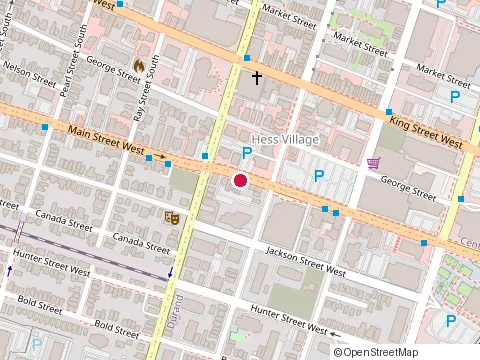 Location of Business Insurance Services at 231 Main St W, Hamilton