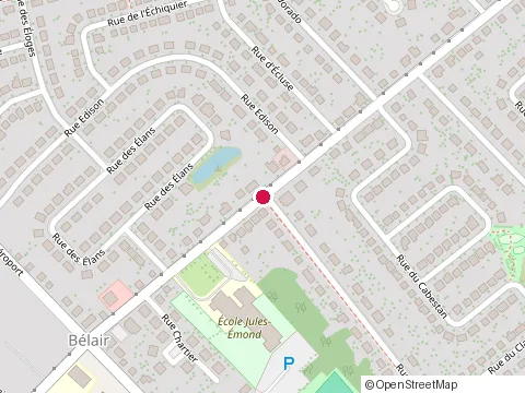 Location of Milex Construction at 1026 Rue du Chef, Québec
