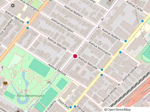 Location of Mindscape Counselling Collective at 259 avenue Metcalfe, Westmount