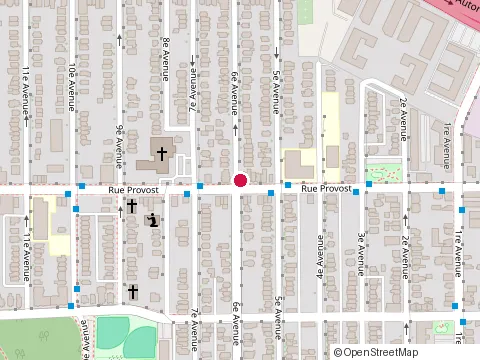 Location of Mini Bouffe Provost at 594 Rue Provost, Lachine