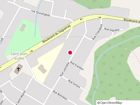 Location of Mini Excavatio Benoit Cote at 1744 Rue Launiere, Jonquière